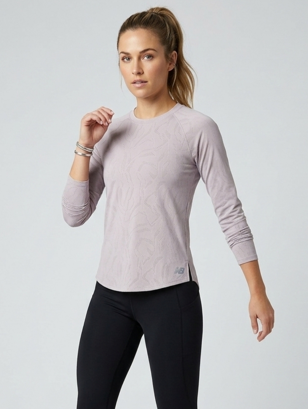 New Balance Q Speed Fuel Long Sleeve Running Top - NB ICEx - Size XS #113
